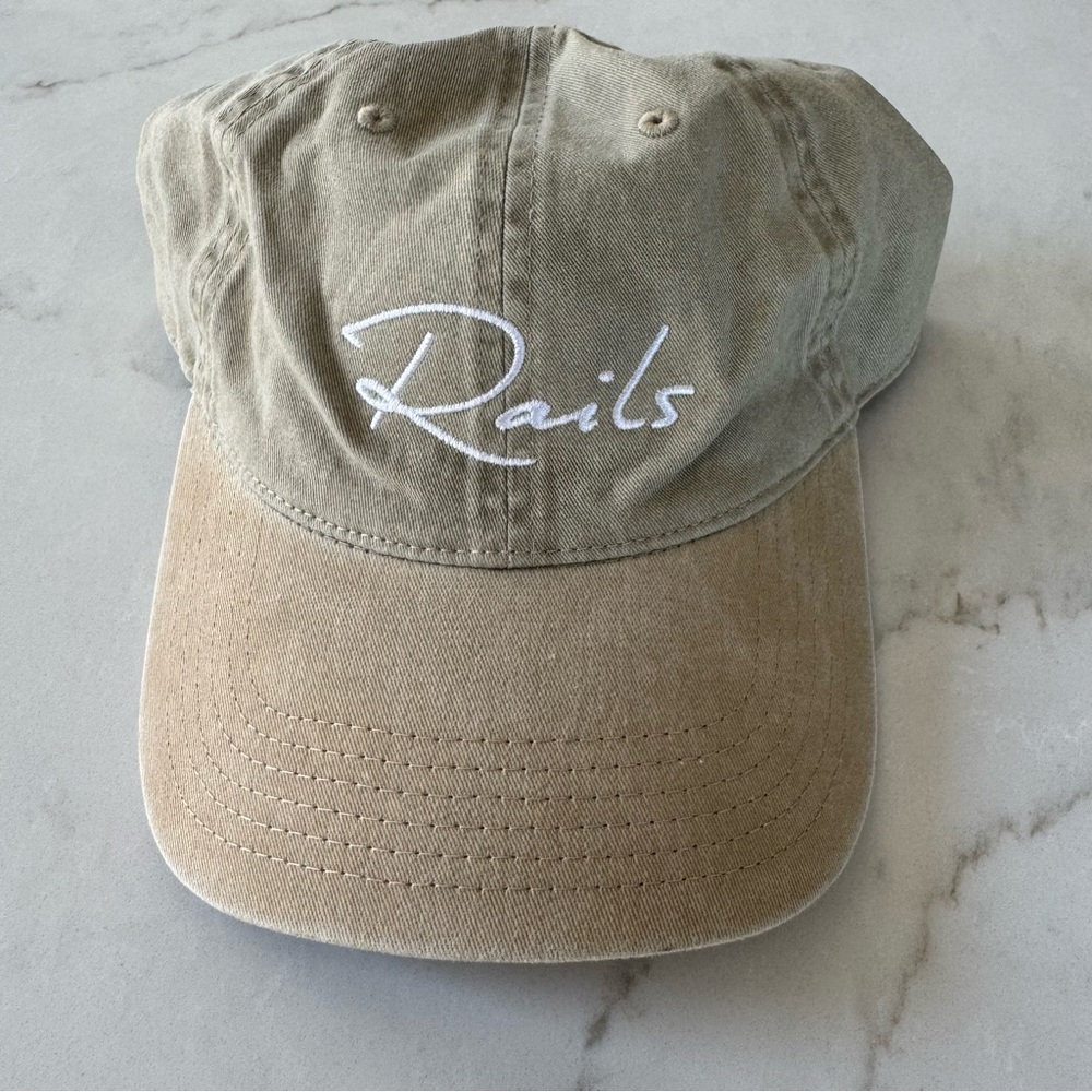 Rails Anniversary Baseball Cap Tan One Size